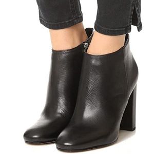Sam Edelman Cambell Ankle Bootie in Black Leather, size 8.5